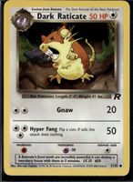 Dark Raticate 51/82 Team Rocket Pokemon