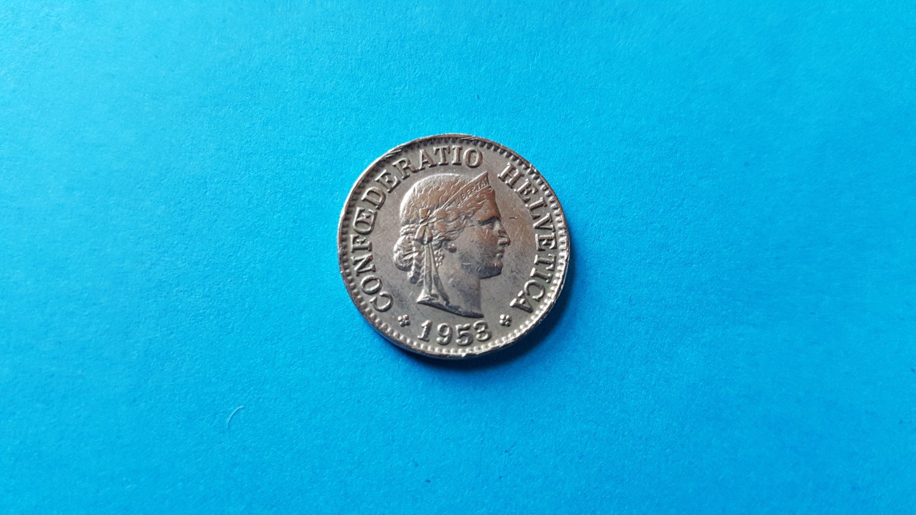 Tutti le monete: CH 10 Rappen - 1953 – Usato da Reinach BL venduto da Dexy62
