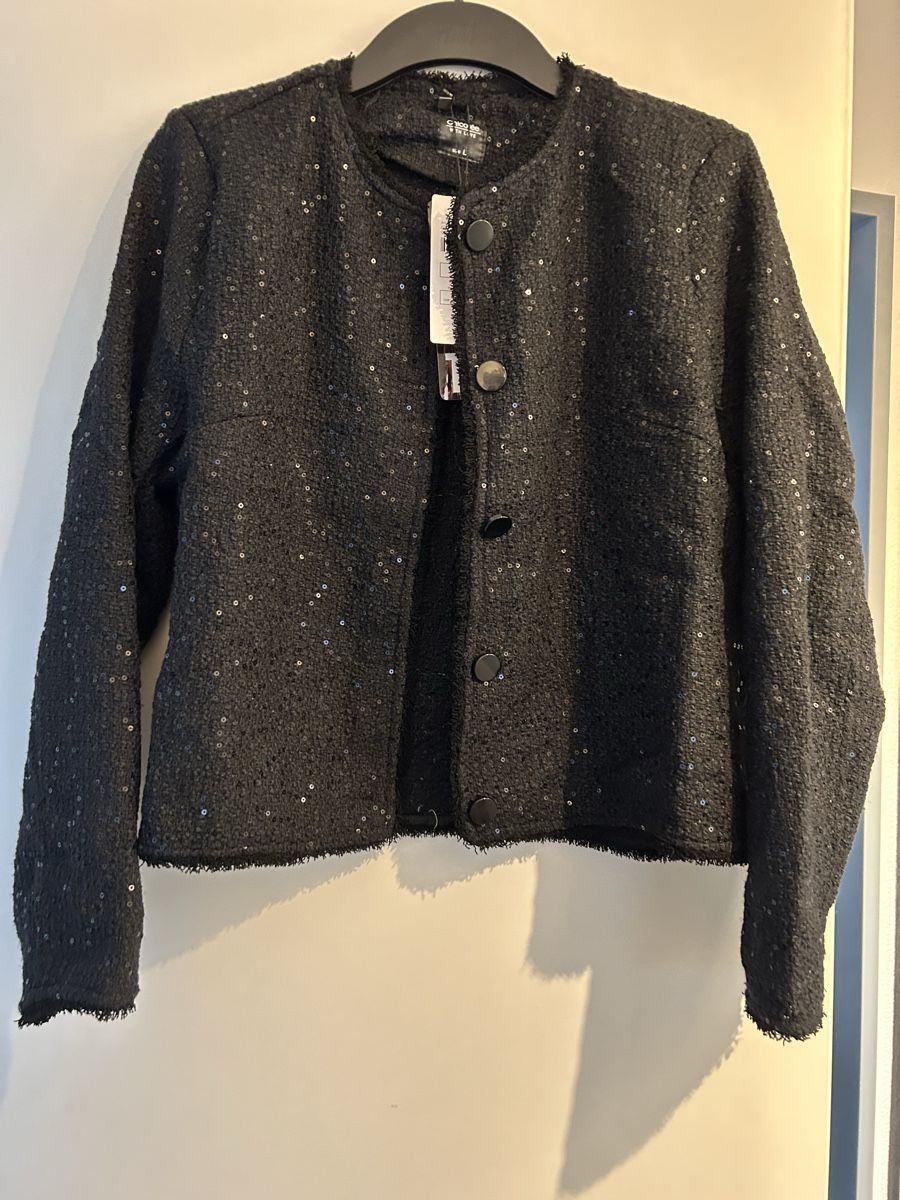 Giacche: Blazer von Chicoree, Grösse L, schwarz, NEU – Nuovo e nell'imballaggio originale da Erlinsbach SO venduto da hallon480