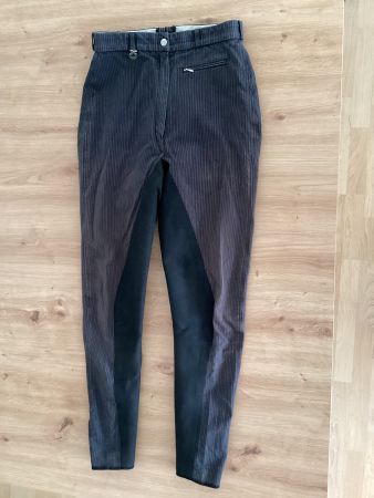 Pikeur Reithose mit Voll-Lederbesatz, 38, gestreift /LETZTE