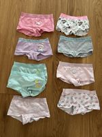 Mädchen Unterhosen, Grösse 98/104, 9 Stück