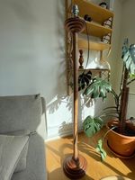Lampensockel stehlampe Bambus mit Holzsockel