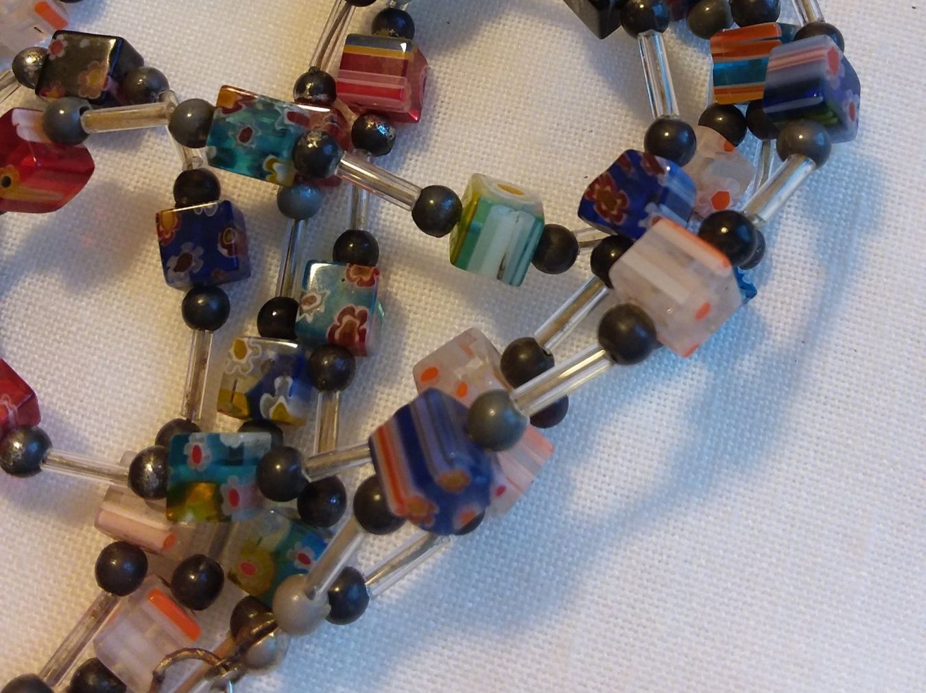 Murano Catenine: Vintage Murano Glaskette doppelsträngig, ca 1960 – Usato da Zürich venduto da gutsan 7