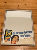 Antiker Reklame und Werbe-Spiegel von SERF Waschpulver