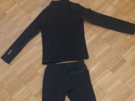 UNTERWÄSCHE - THERMO - KINDER - ca 128 - Schwarz