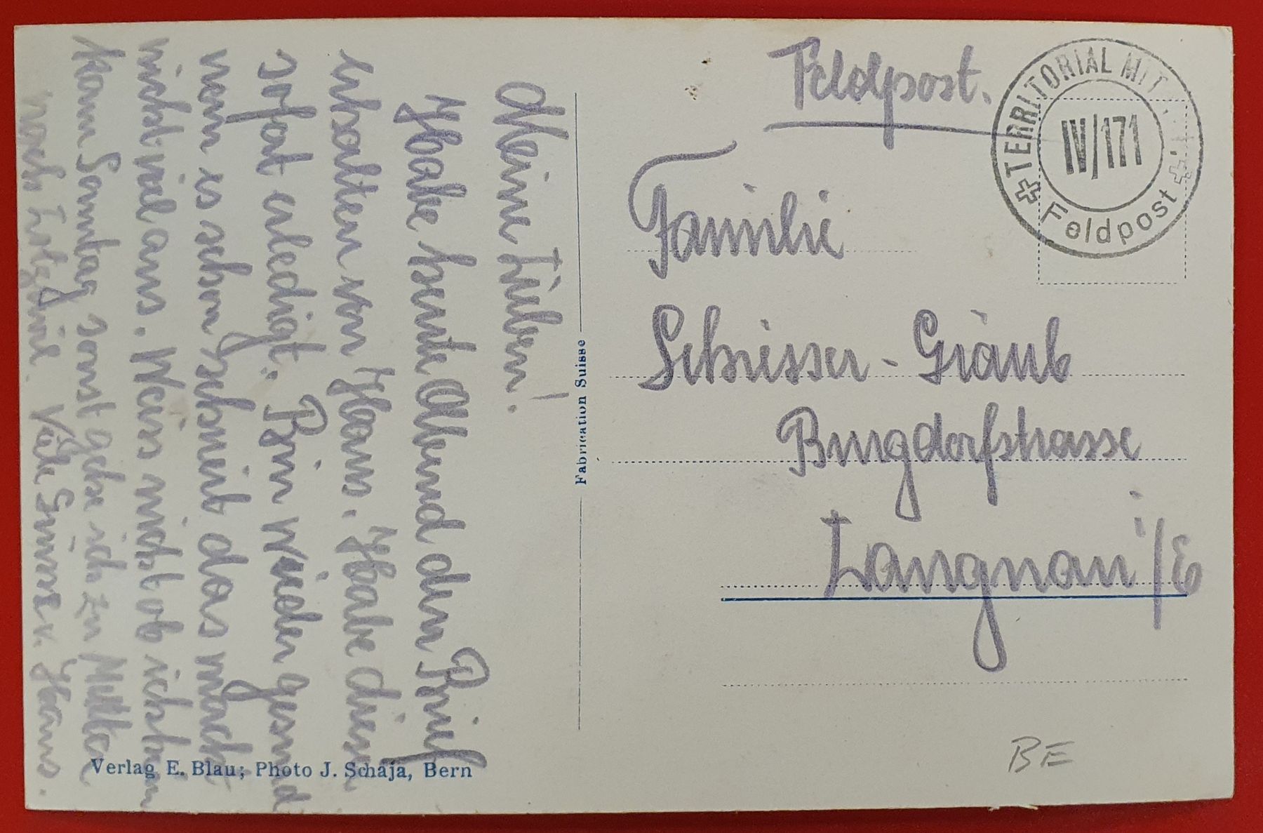 Cartoline postali: Niederönz - Wiese – Usato da Kreuzlingen venduto da Rschweiz1 1