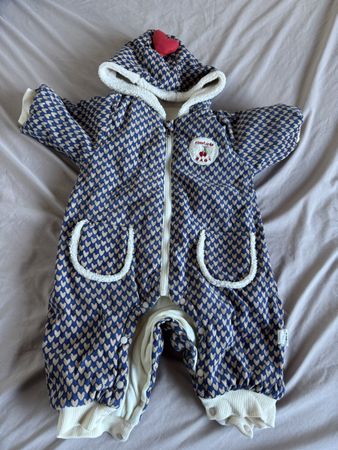 Baby Schneeanzug Gr.73, Winter, Herzen!