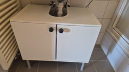 Bathroom Sink Cabinet White Used Condition