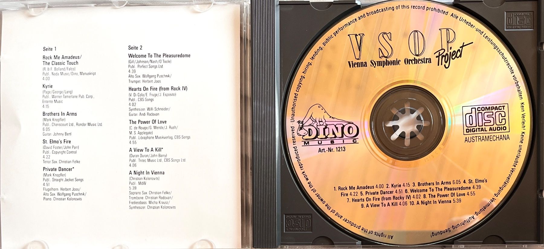 CDs: CD - VSOP Vienna Symphonic – Gebraucht aus Renan BE von johncactus 2
