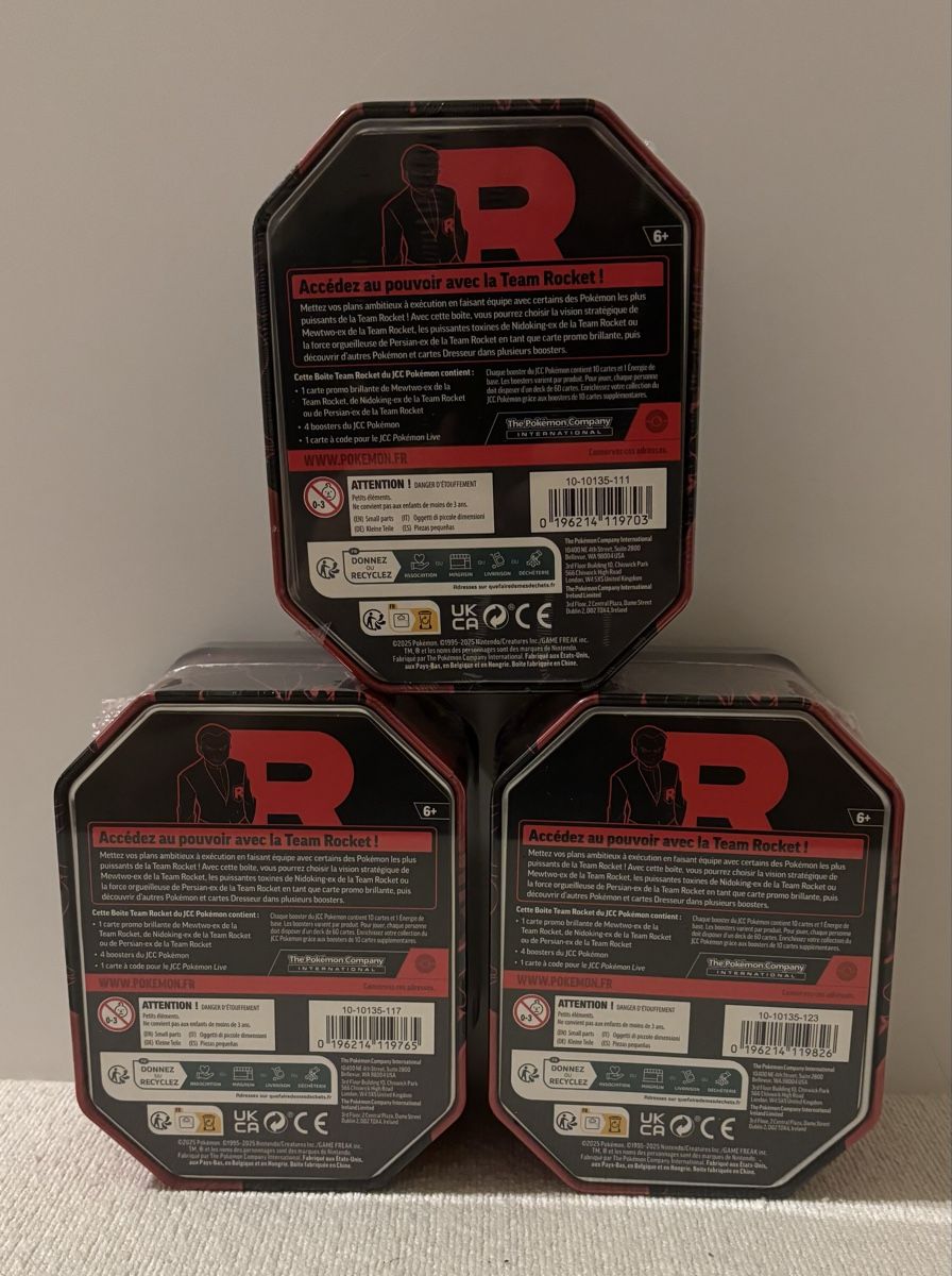 Lot de 7 boîtes de conservation en plastique