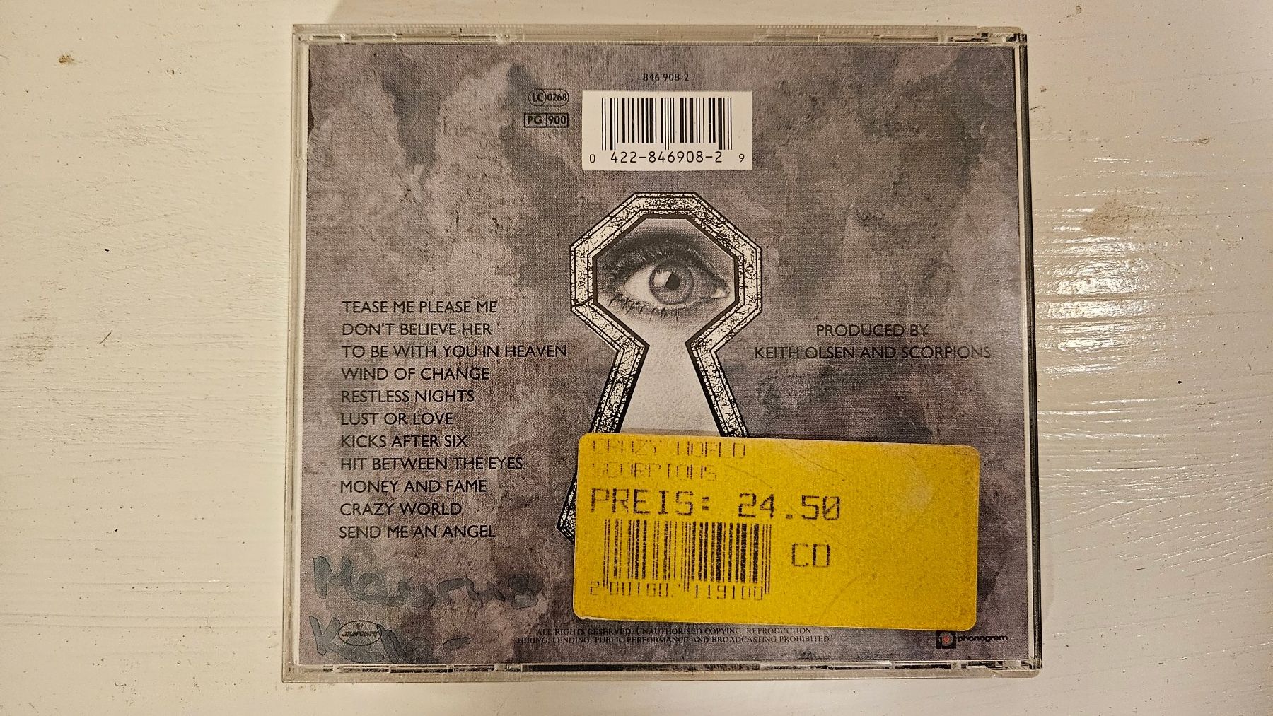 CD: CD Scorpions Crazy World – Usato da Männedorf venduto da egl_nfg9 1