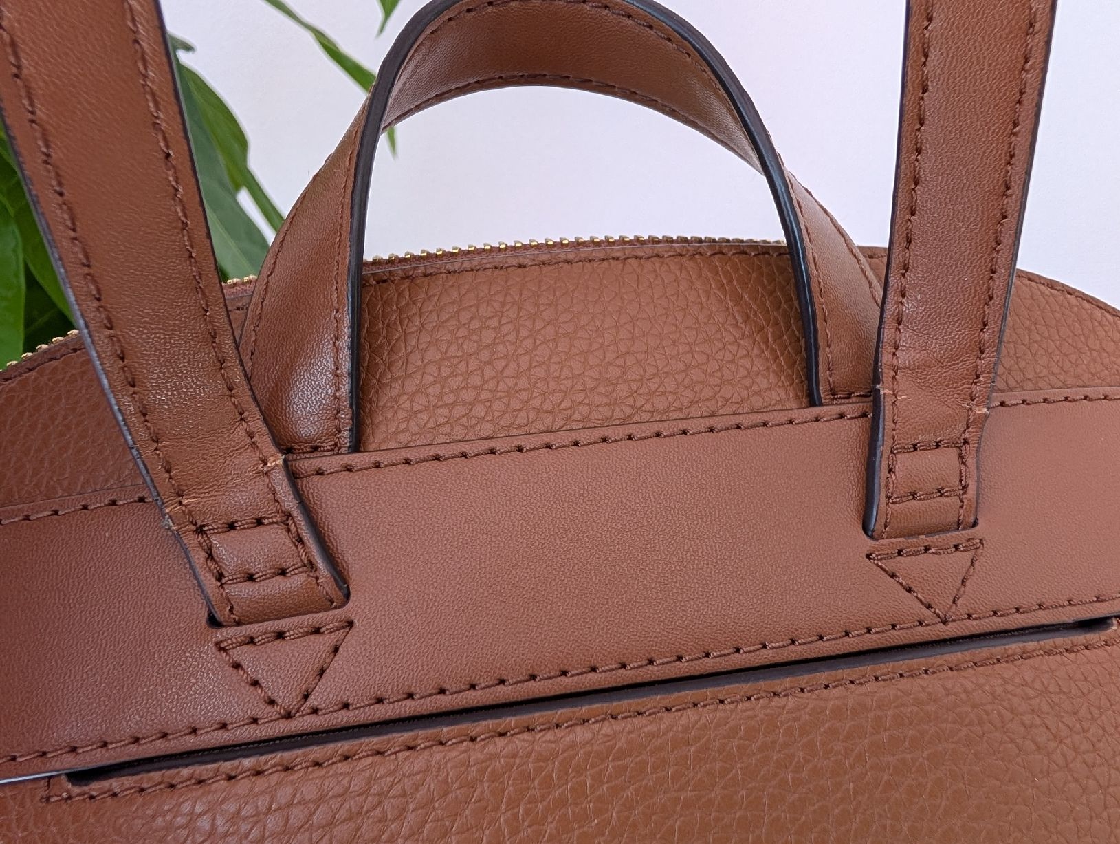 Michael Kors Rucksäcke: Michael Kors Rhea Rucksack, Leder, Cognac – Gebraucht aus Wettswil von tke_xt9q 8