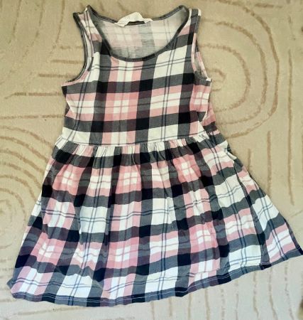 Sommerkleid Karomuster Gr. 110