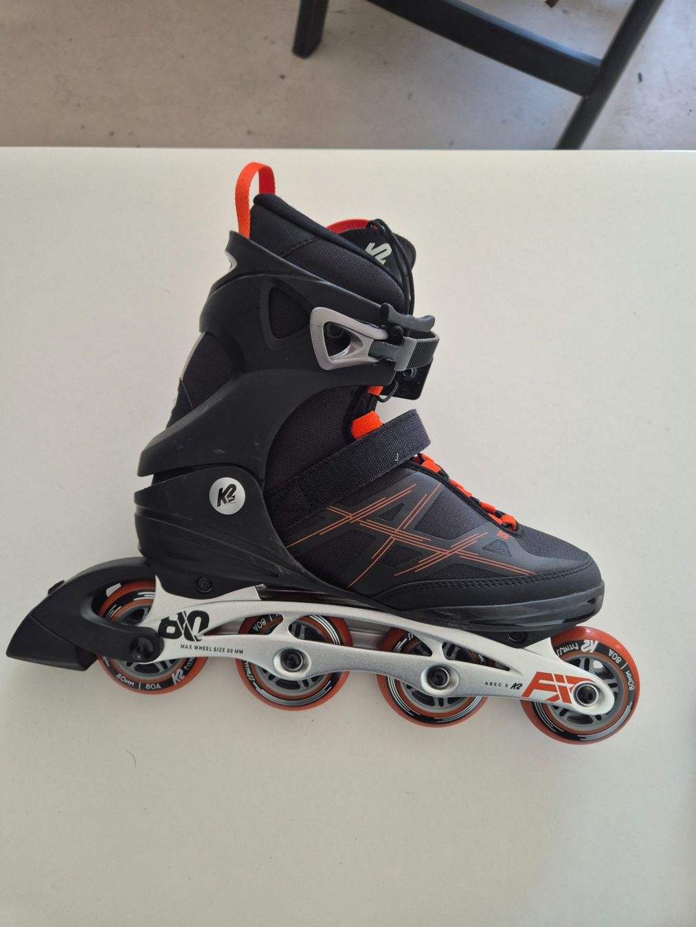 K2 Pattini in linea & Pattini a rotelle: Herren Inline Skates K2 F.I.T. 80 Alu. Gr.44,5 – Usato da Pratval venduto da jonwayne 1