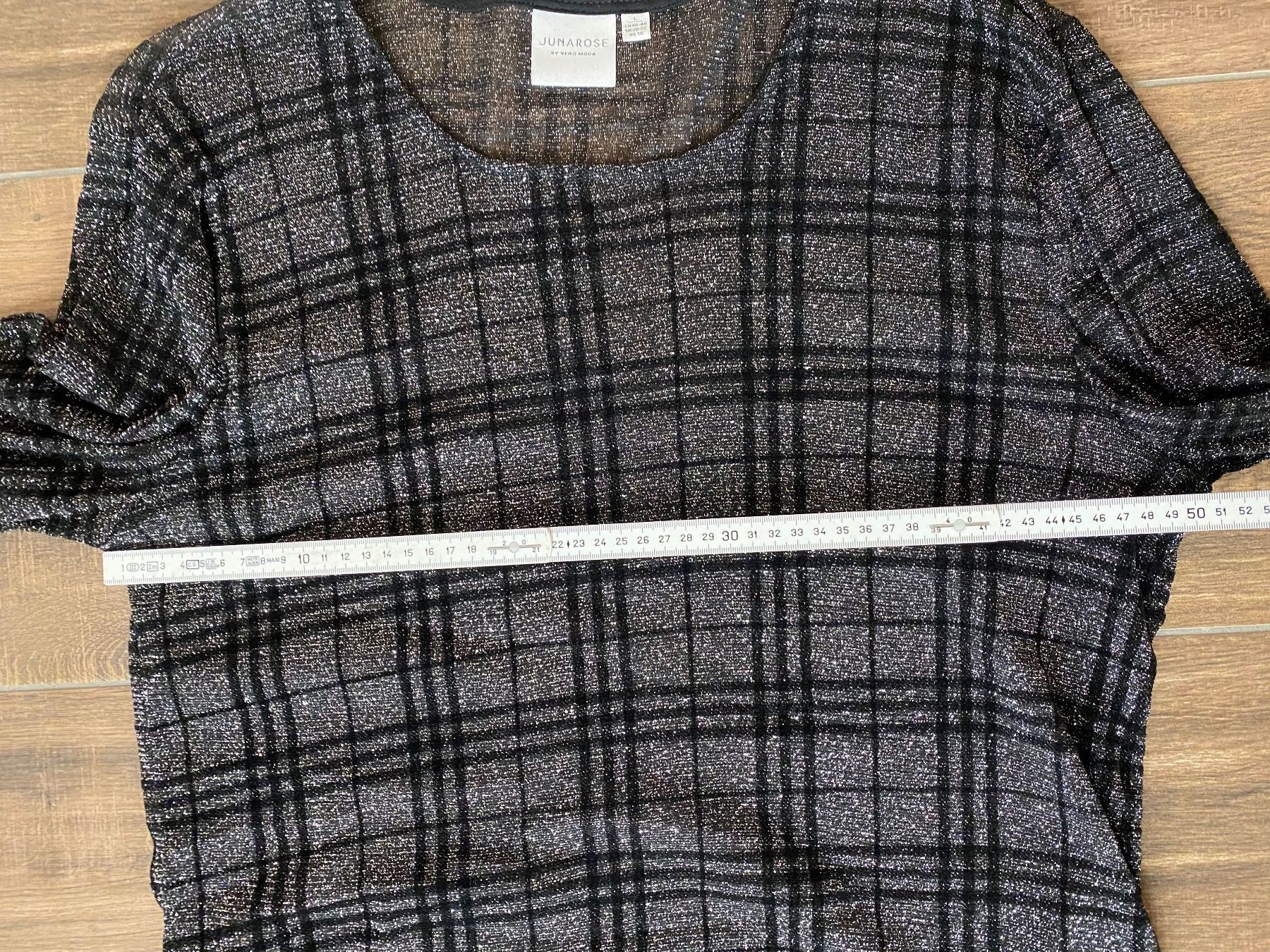 Vero Moda T-shirt: Junarose by Vero Moda Oberteil Glitzer Gr. L / 46 - 48 – Usato da Pratteln venduto da a23_j2gs 5
