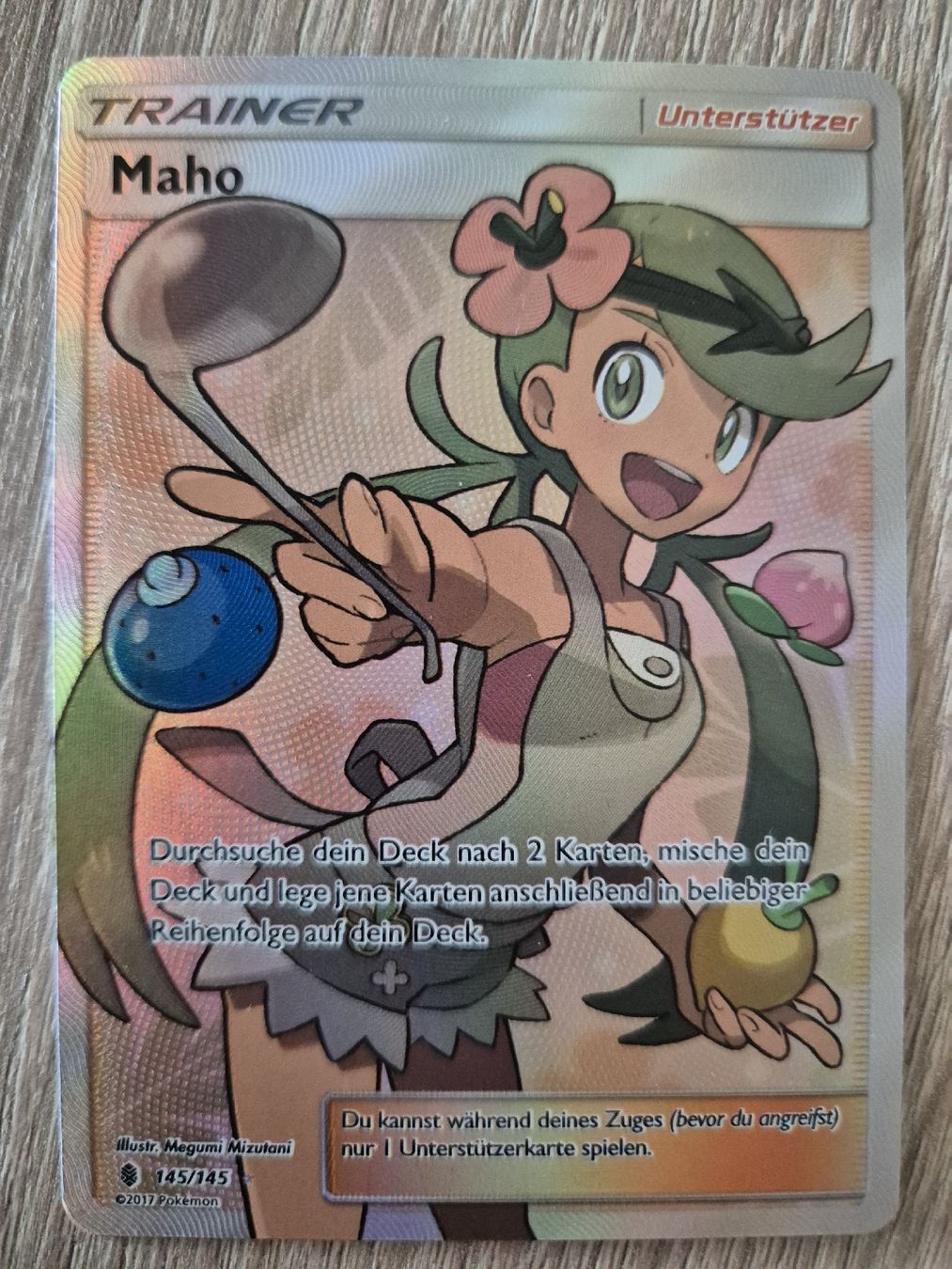 Pokémon Sammelbilder & Trading cards: Maho - Full Art - (145/145) -DE – Gebraucht aus Basel von Sahrinia