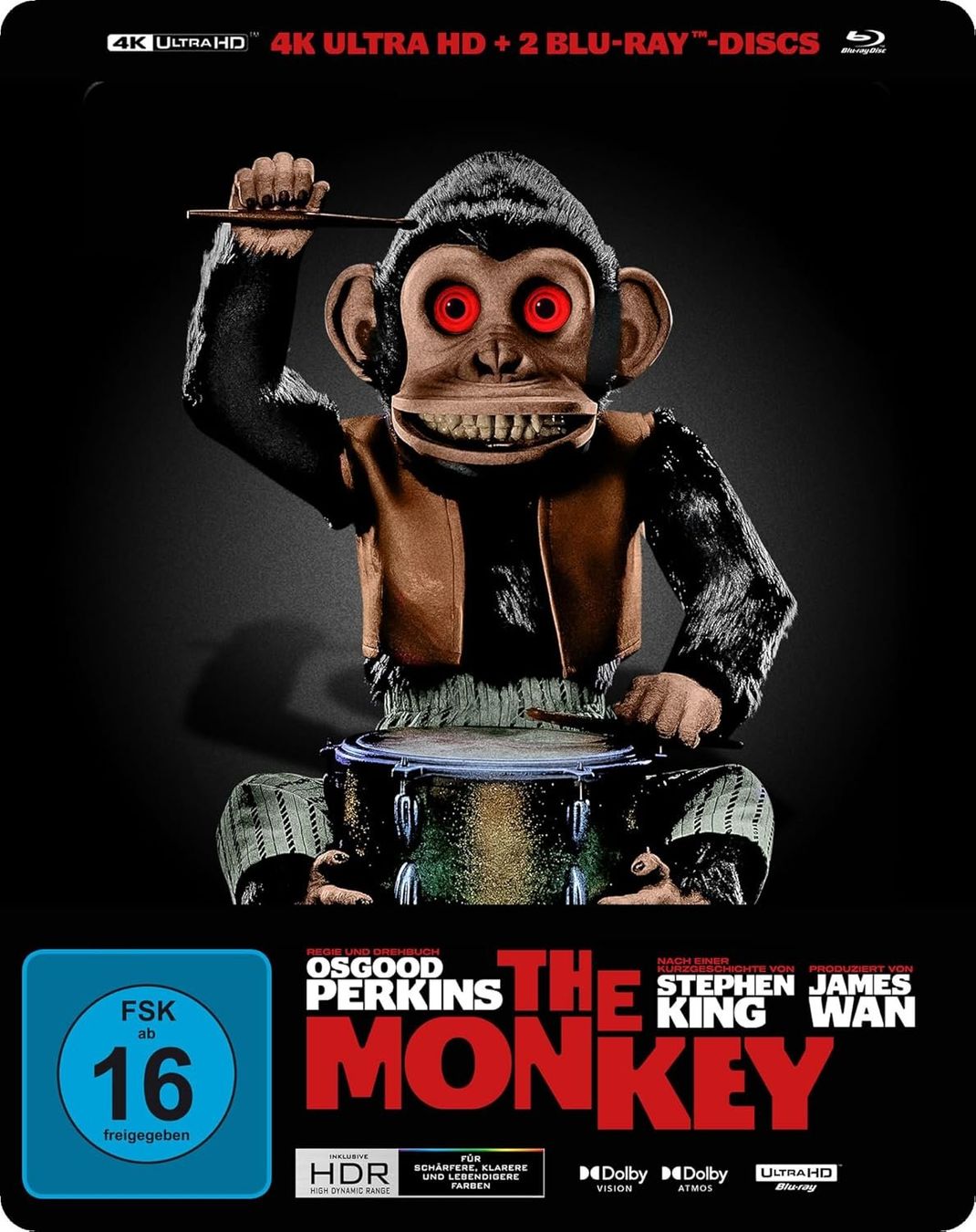 Tutti i DVDs: Blu - ray The Monkey Steelbook, 4K + 2 Blu-ray – Nuovo e nell'imballaggio originale da Dübendorf venduto da 13geister