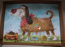 PUZZLE "DOG'S LIFE" MARINO DEGANO VON HEYE MIT POSTER 999