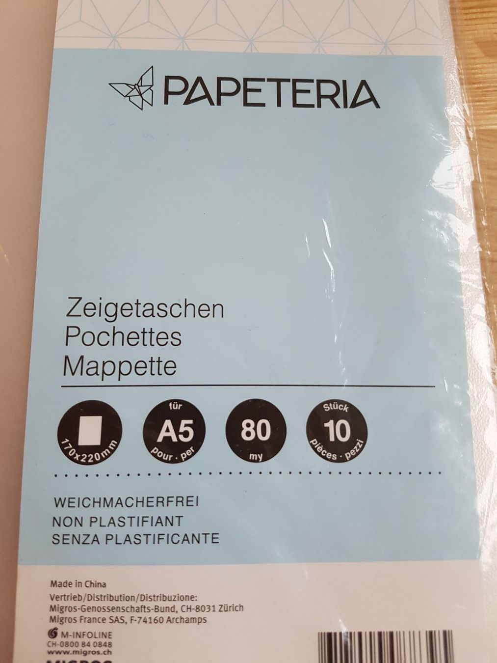 Valigie & Borse: Pochettes/fourres transparentes - A5 – Nuovo e nell'imballaggio originale da Genève venduto da valmath