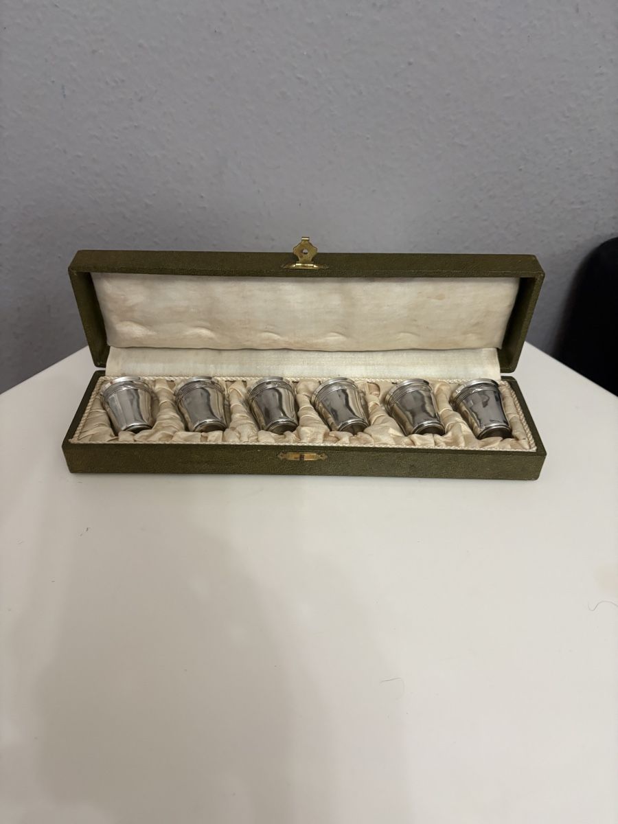 Gläser: Boîte avec 6 verres dégustation ancien – Gebraucht aus petit lancy von FerreiraLuis