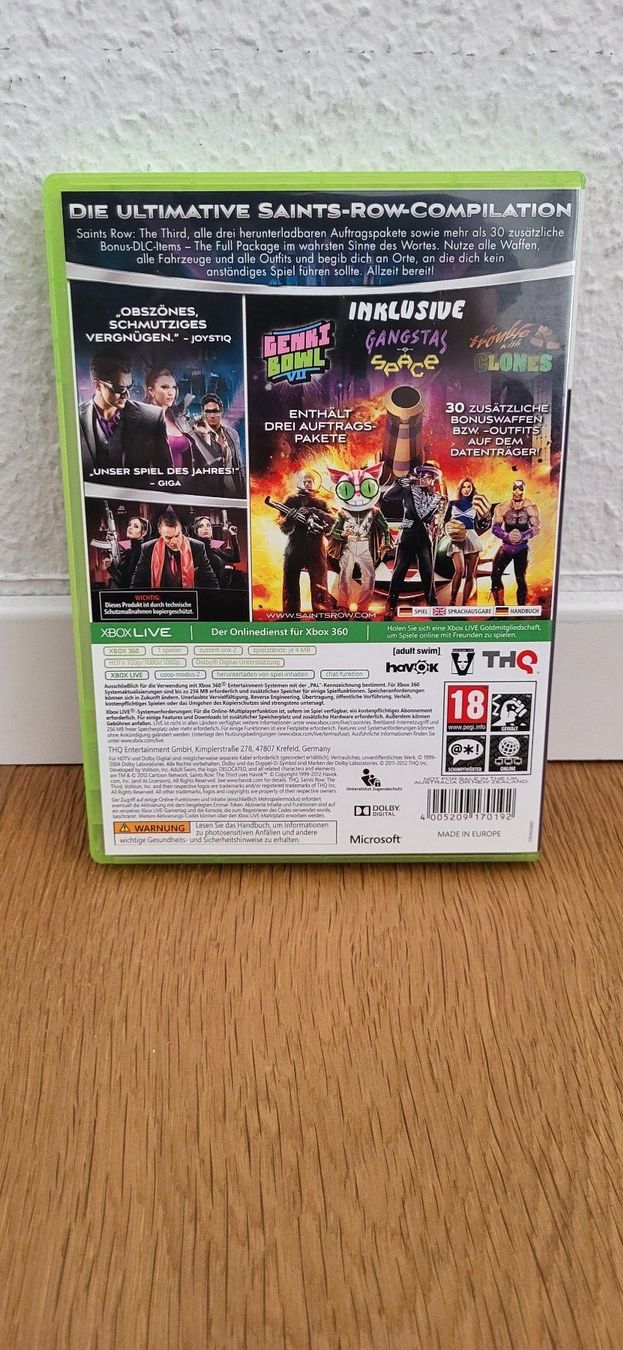 Microsoft Giochi: Xbox 360 - Saints Row The Third The Full Package – Usato da Münsingen venduto da DigitaleSpielecke 1