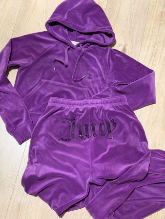 Juicy Couture Trainingsanzug Lila Samt, Top Zustand💜