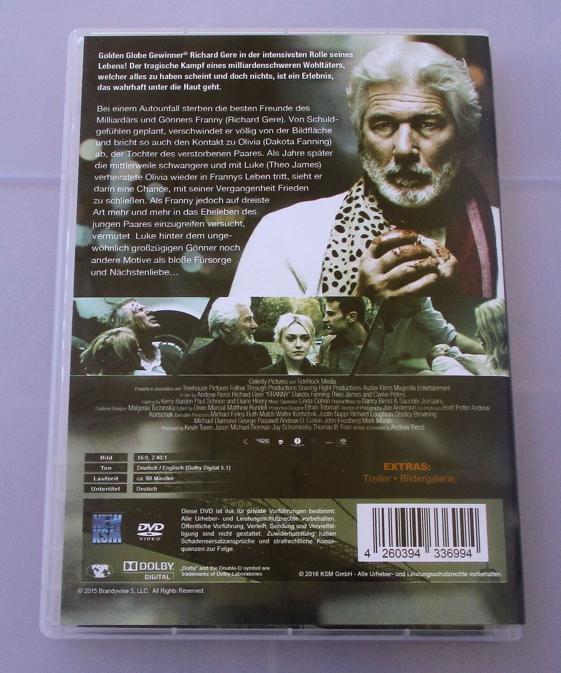 Tutti i DVDs: DER GLÜCKSBRINGER - Richard Gere – Usato da Wattwil venduto da Muriel10 1