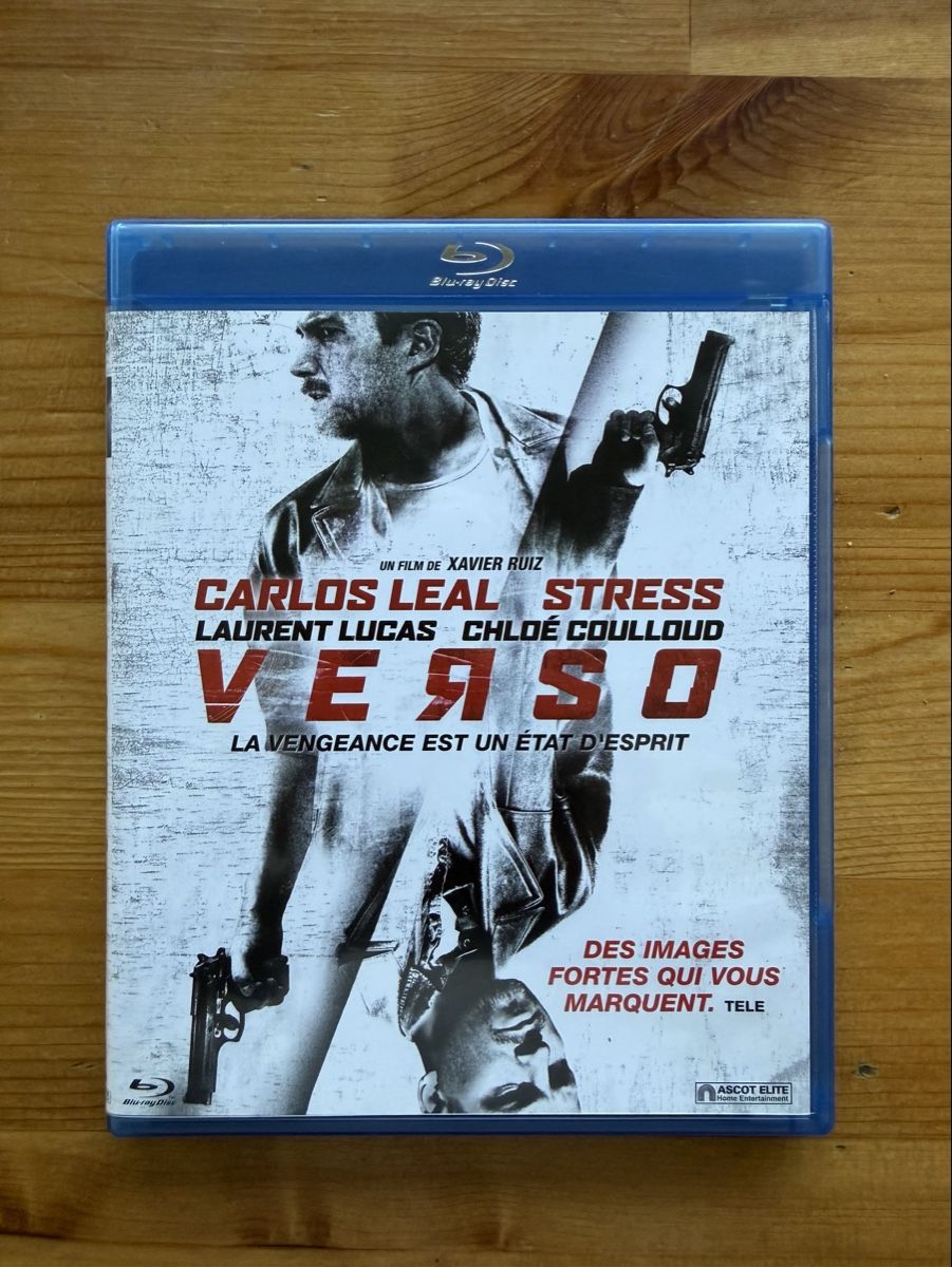 Tutti i DVDs: Blu Ray film Verso de Xavier Ruiz – Usato da Chêne-Bougeries venduto da PPP1224