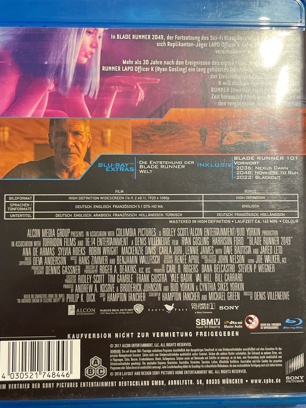 Tutti i DVDs: Blade Runner 2049   (2017) – Nuovo (secondo la descrizione) da Waldenburg venduto da Gonzo8 1