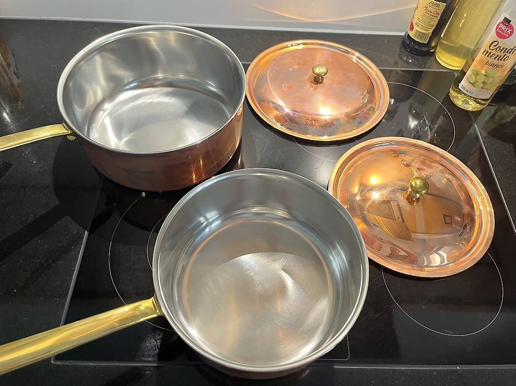 Padelle: NEUE 2 Kupfer Pfannen von Spring Culinox – Nuovo e nell'imballaggio originale da Basel venduto da thi0ja 1