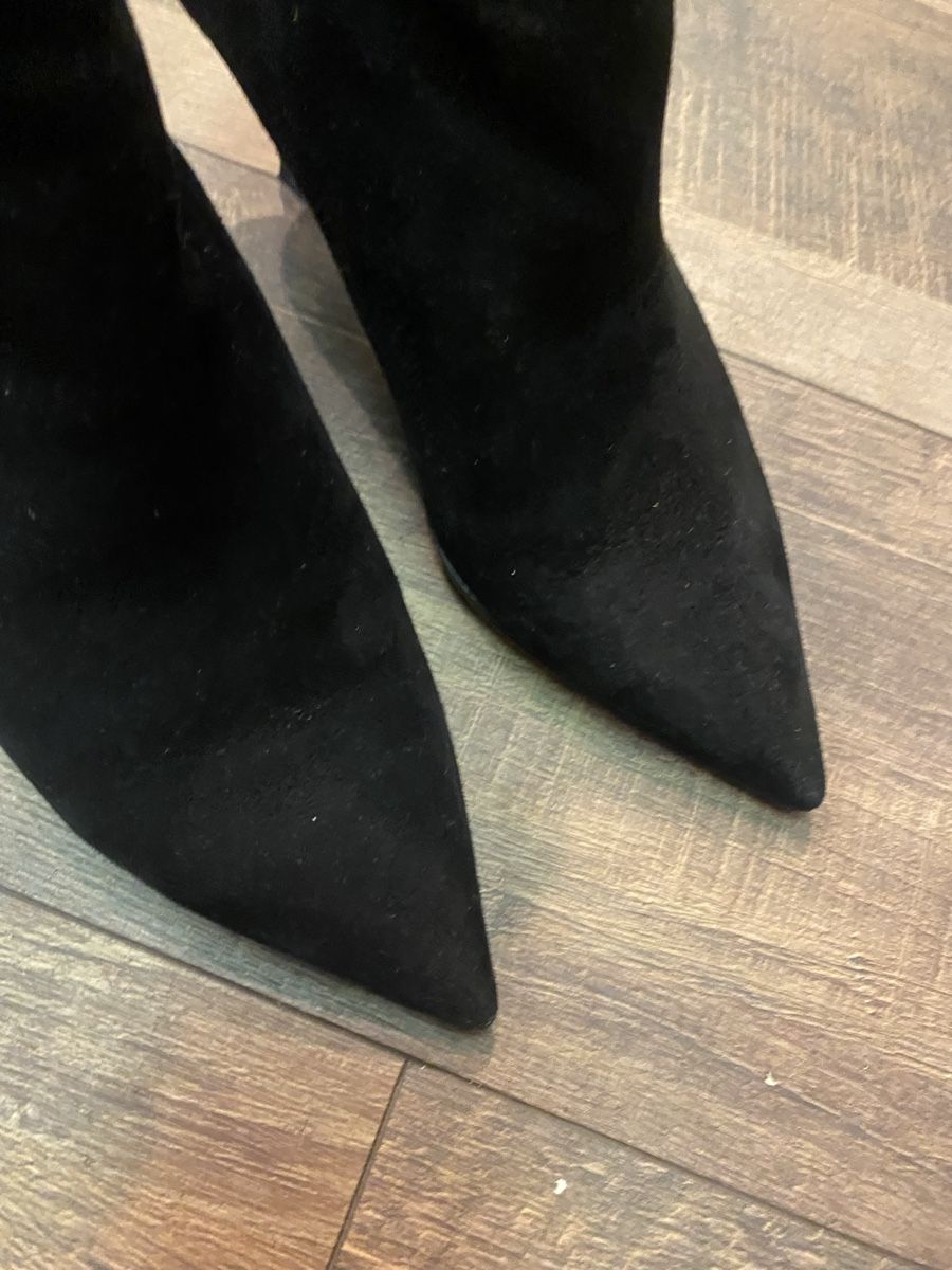 Stuart Weitzman Scarpe da donna: Stuart Weitzmann Leder Stiefelette schwarz  36  – Nuovo (secondo la descrizione) da Büron venduto da Coerner 1