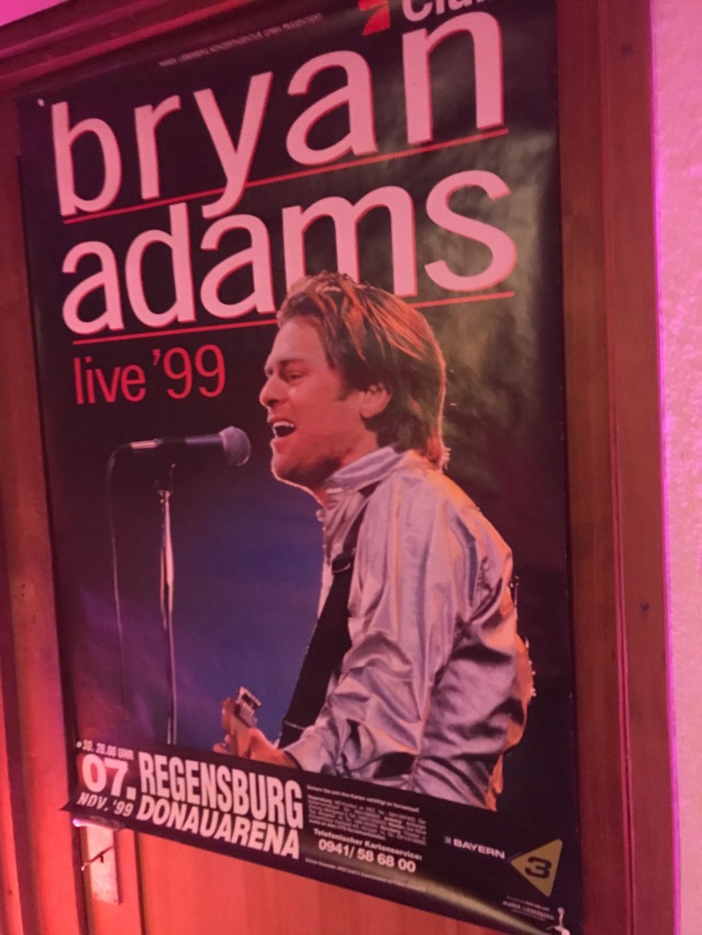 Foto & Immagini: Bryan Adams 4 Orginal Konzert Poster – Usato da Basel venduto da Stars12355
