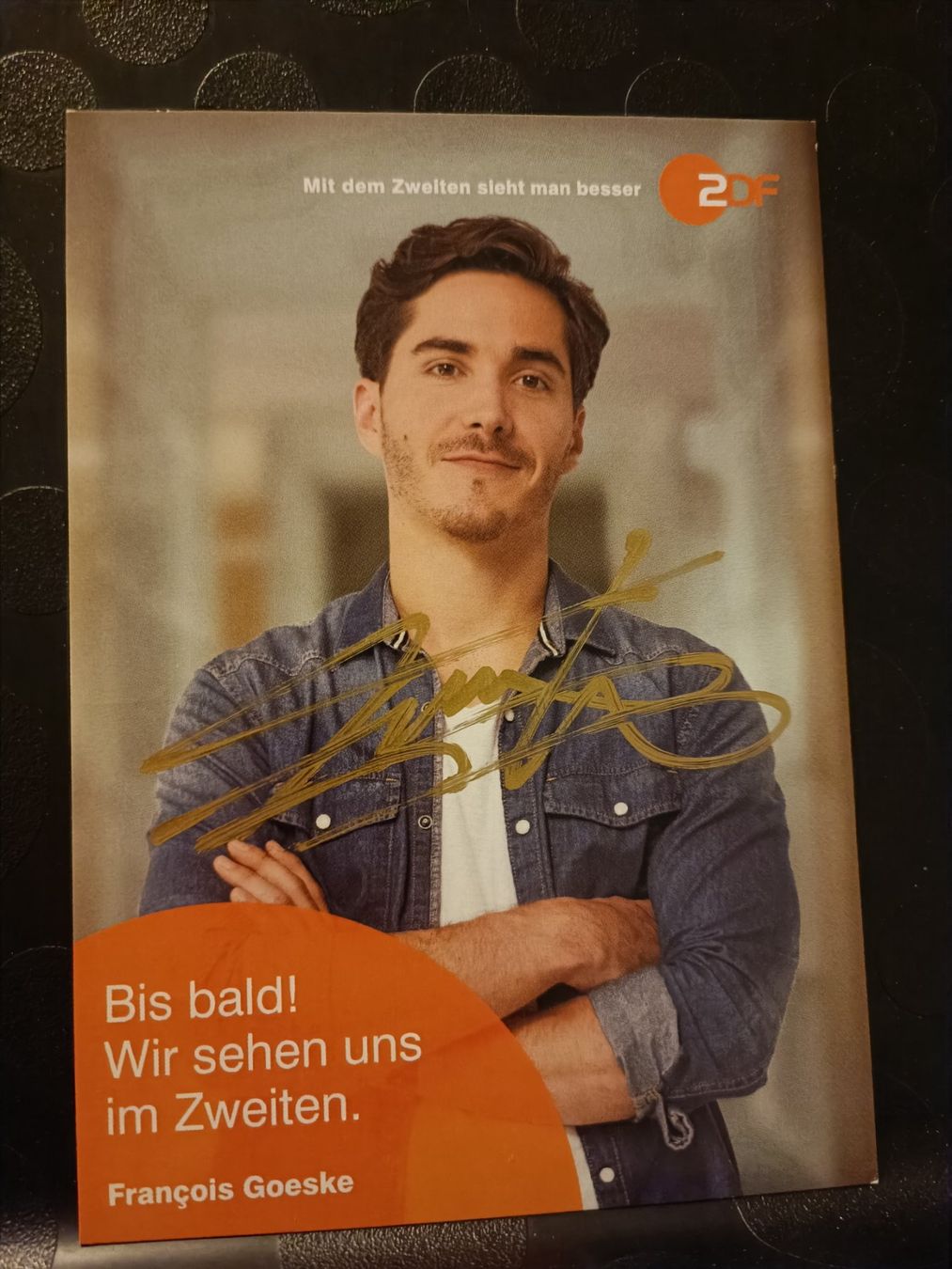 Autografi: Francois Goeske - handsigniert - Blutige Anfänger – Usato da Menziken venduto da Artographs