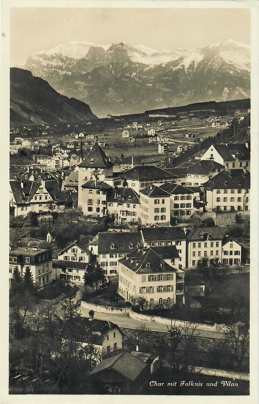 Cartoline postali: Alte AK Chur - Teilansicht!  GR – Usato da Flirsch venduto da sammlerliebe