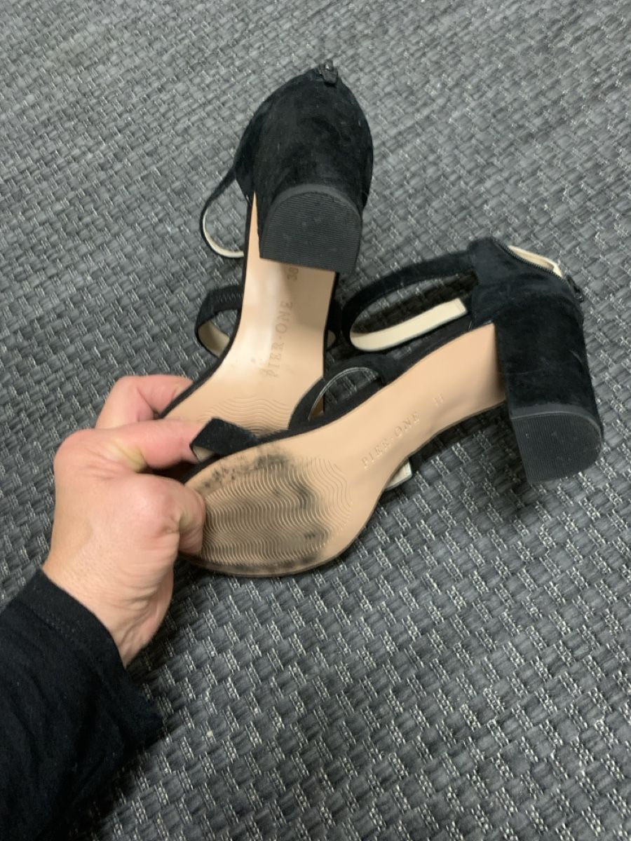 Damenschuhe: Pierre One Sandalen schwarz gr 38 – Gebraucht aus Bad Zurzach von Cuore34 3