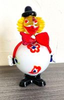 Murano Glas Clown Figur, Höhe 17 cm