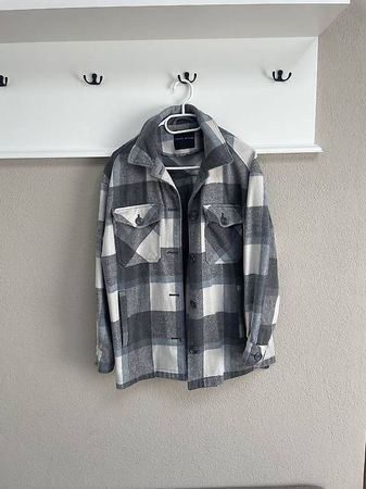 Karierte Hemdjacke   Gr. S (Oversize)