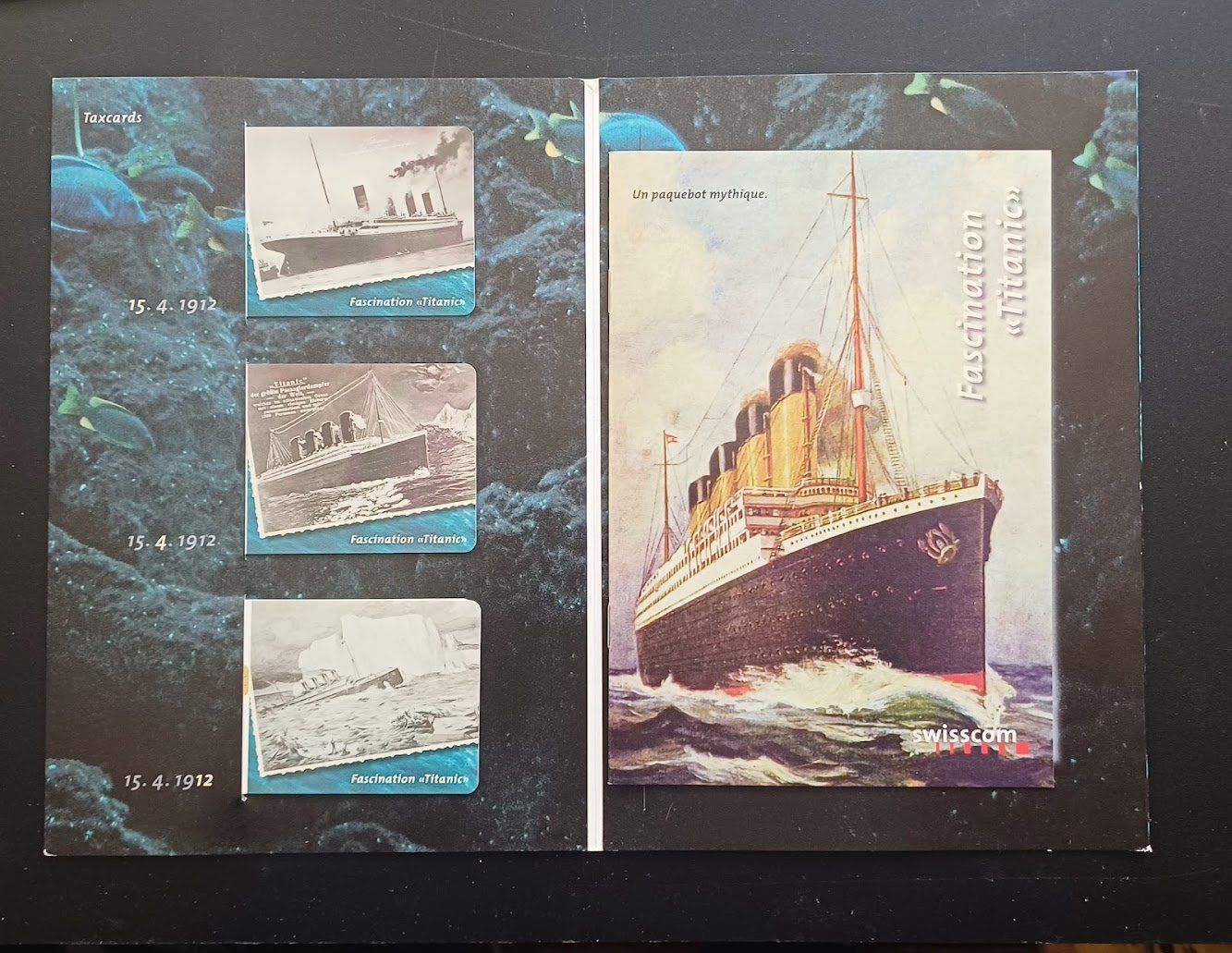 Swisscom Schede telefoniche: TITANIC   TAXCARDSET – Usato da VISP venduto da LARGO1991 1