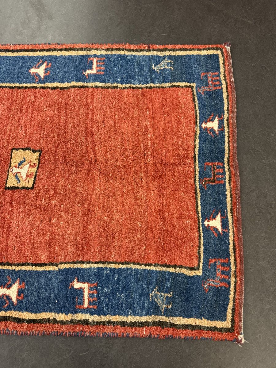 Tappeti: Gabbeh rot blau  – Nuovo (secondo la descrizione) da Liestal venduto da galerie_nategh 6