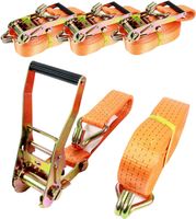 4x Profi Spanngurt 2-tlg 10M 5000 kg