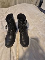 Damen Stiefel Zign Schnürschuhe schwarz Grösse 39 Leder