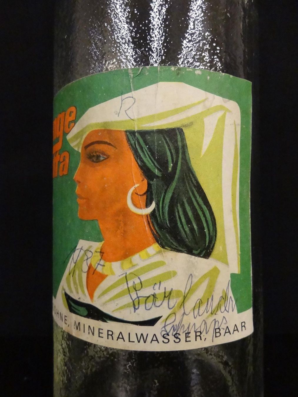 Bottiglie: alte Flasche ORANGE FRUTTA DOBLER 1969 – Usato da Kerzers venduto da Flaschenposten 5