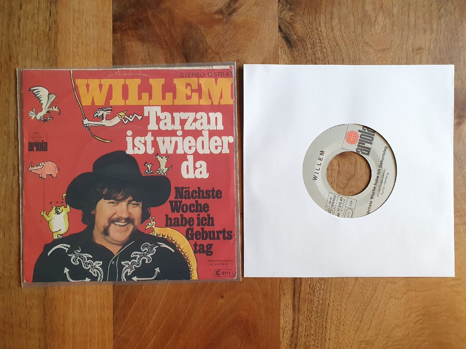 Dischi in vinile: Willem - Tarzan ist wieder da - Single – Usato da Sirnach venduto da dimitri1963 1