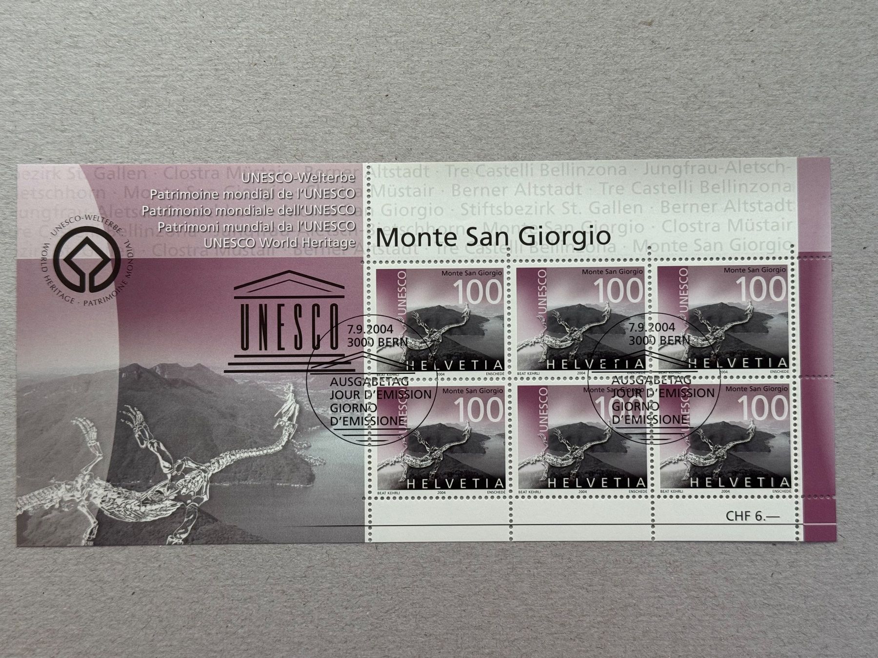 Tutti i francobolli: Bogen Monte St. Giorgio, Rp. 100 – Nuovo (secondo la descrizione) da Romanshorn venduto da luxcollect