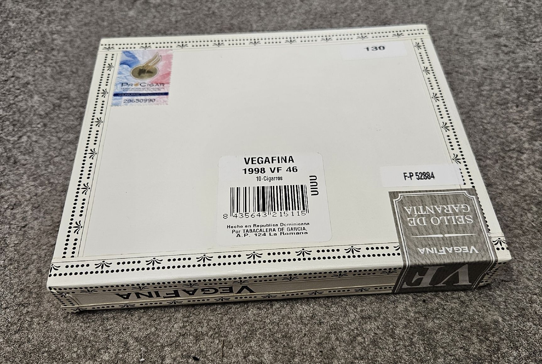Sigari: Zigarren VEGAFINA 1998 VF 46 – Nuovo e nell'imballaggio originale da Dachsen venduto da Topparts1 2