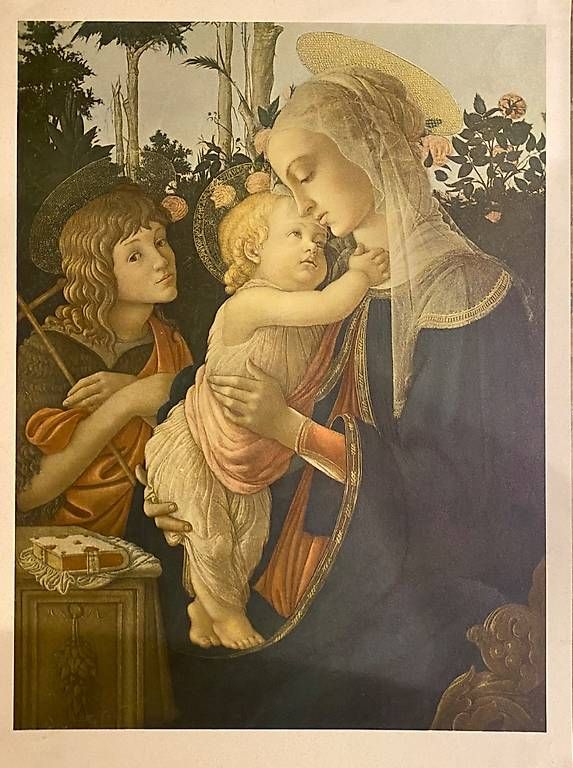 Foto & Immagini: La Vierge avec lenfant et St.Jean, S.  Botticelli – Usato da Biel/Bienne venduto da gneist2012