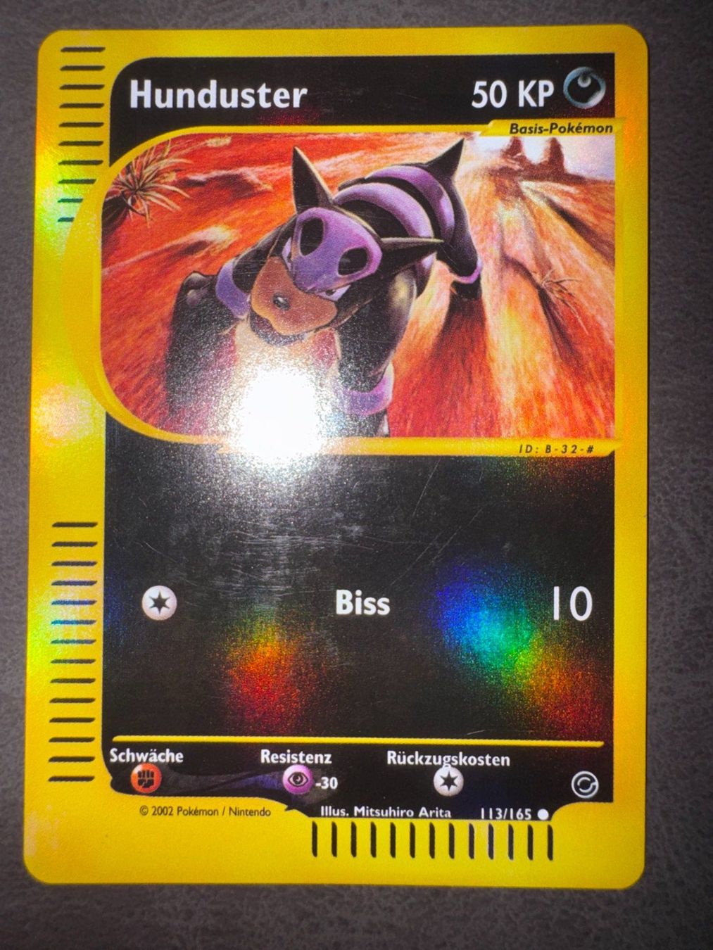Pokémon Cartes à collectionner: Pokemon Hunduster Reverse Holo 113/165 - Expedition - DE – D'occasion à Erstfeld par PokeSandero