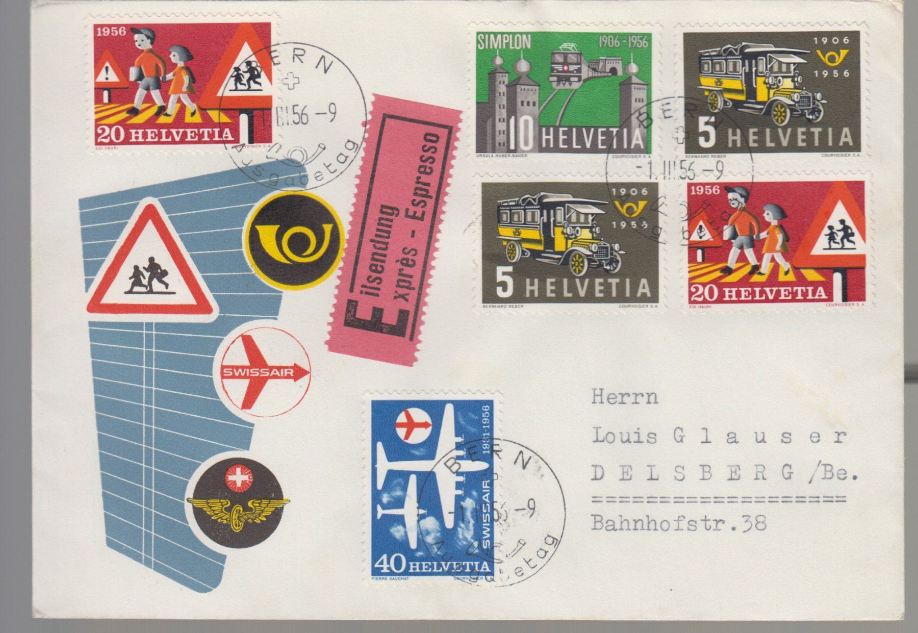 Tutti i francobolli: FDC n° 324 - 327 – Usato da Boécourt venduto da Denteles66