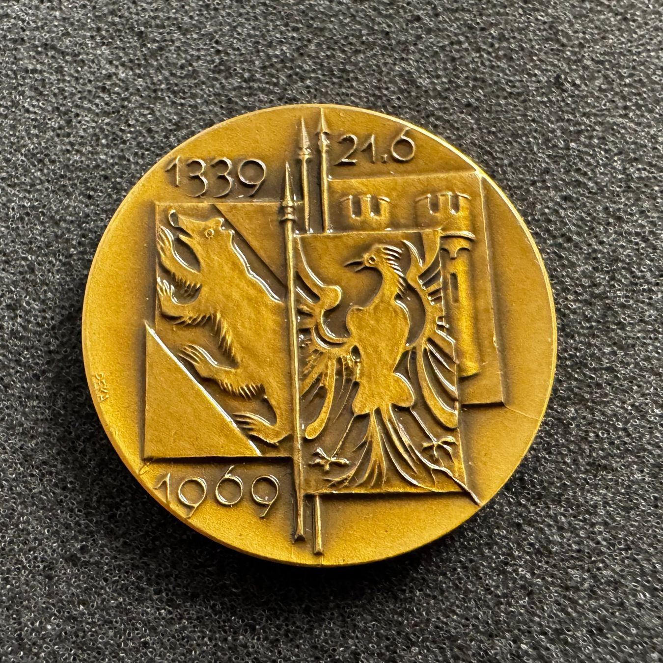 Medaglie: Medaille Laupen 1969 – Usato da Reitnau venduto da tb-muenzen 1