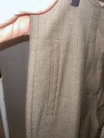Zara pantaloni cotone marre grigio M zip centrale